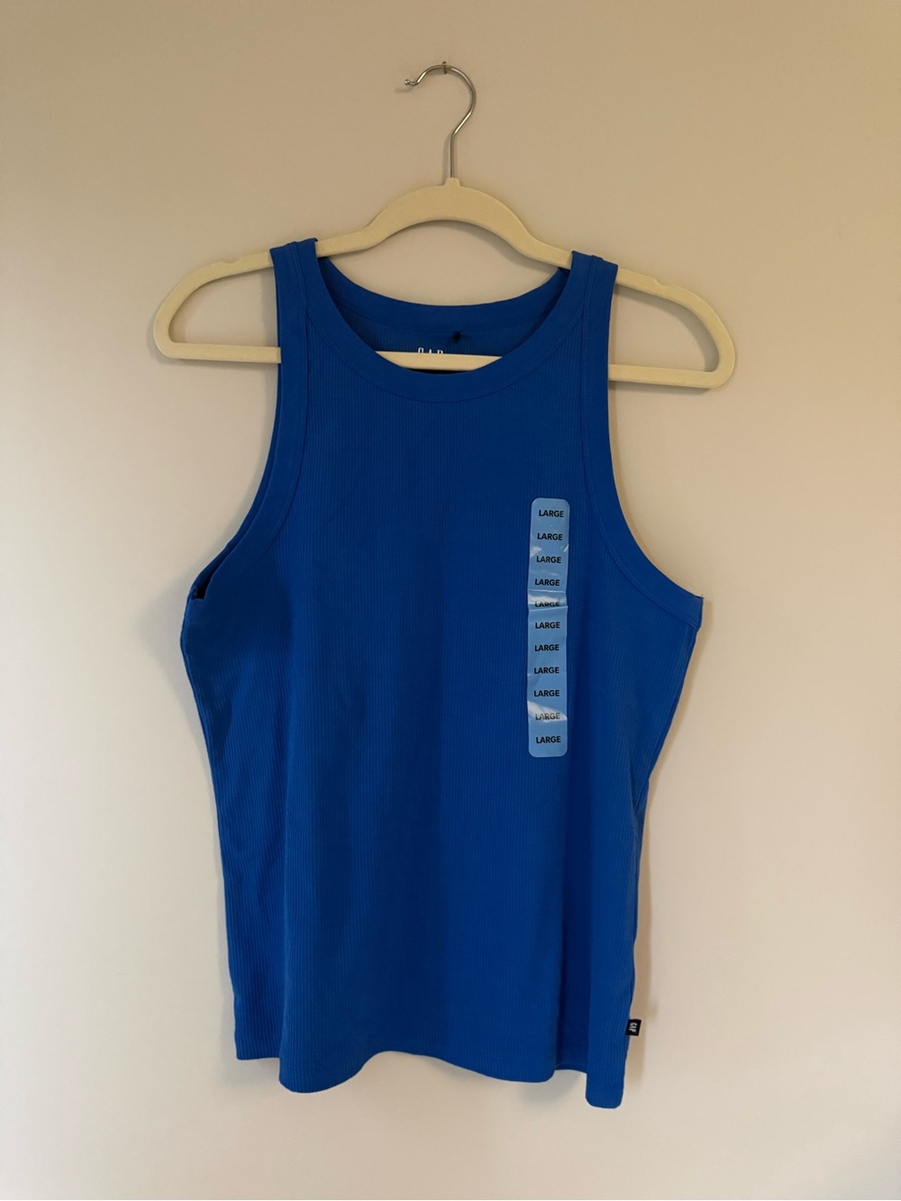 GAP Royal Blue Ribbed Tank Top - Kids Large